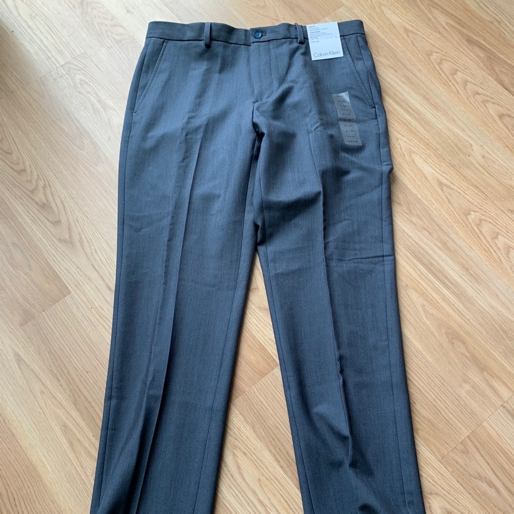 Calvin Klein Men's Slim Stretch Blue Gray 31x30 - Picture 1 of 6